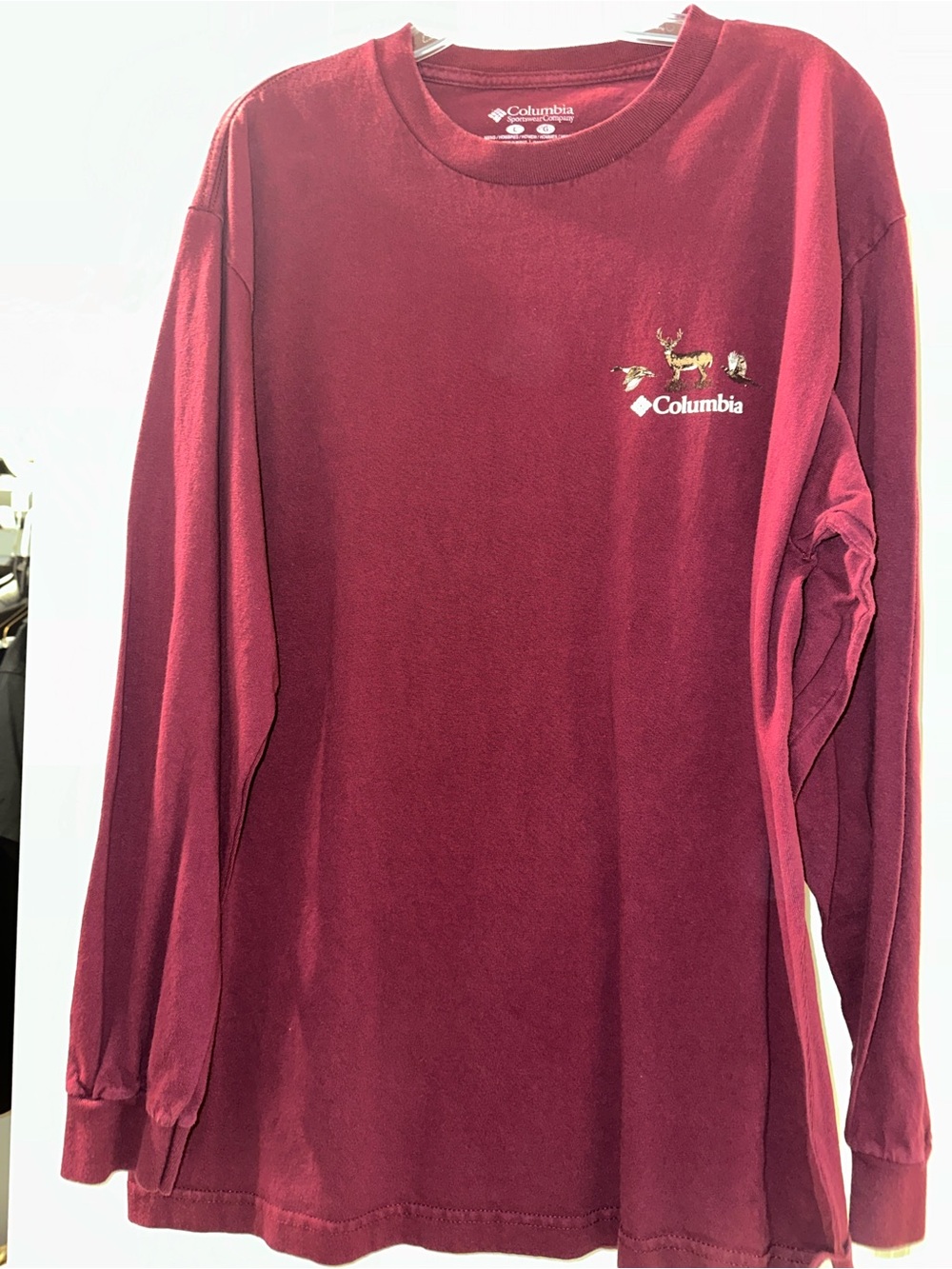 Men Columbia long sleeve
